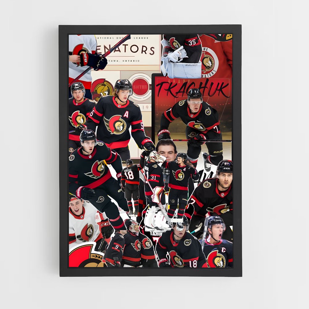Poster L'Héritage des Sénateurs – affiche Hockey sur glace (vue 2)